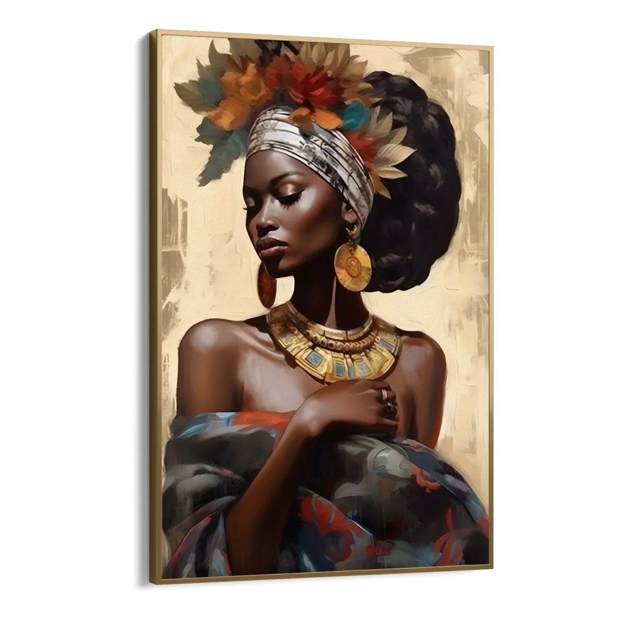 Quadro Stampa su Tela Sognando l'Africa - CupidoDesign
