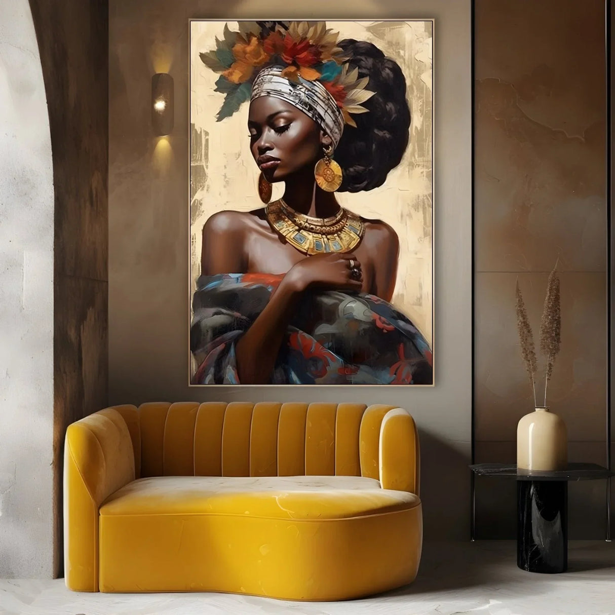 Quadro Stampa su Tela Sognando l'Africa - CupidoDesign