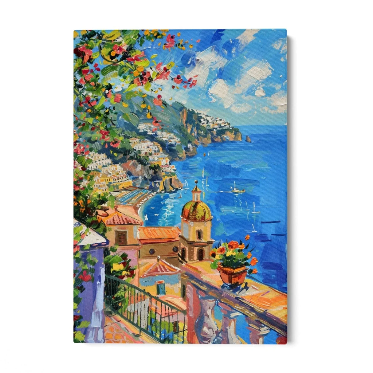 Quadro Stampa su Tela Sogni di Positano - CupidoDesign