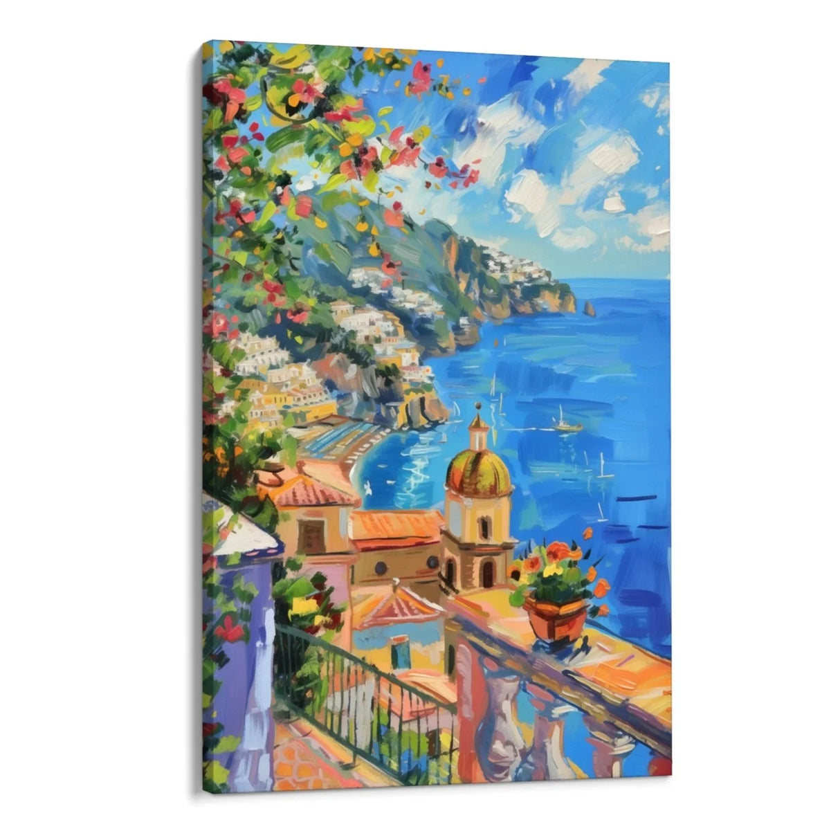 Quadro Stampa su Tela Sogni di Positano - CupidoDesign