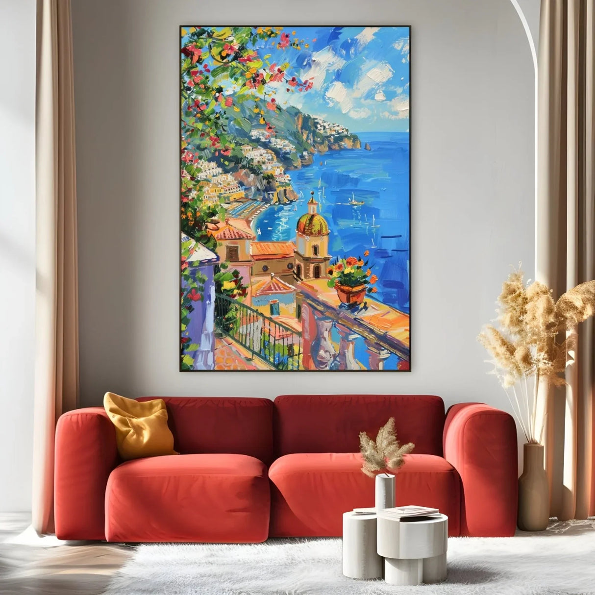 Quadro Stampa su Tela Sogni di Positano - CupidoDesign