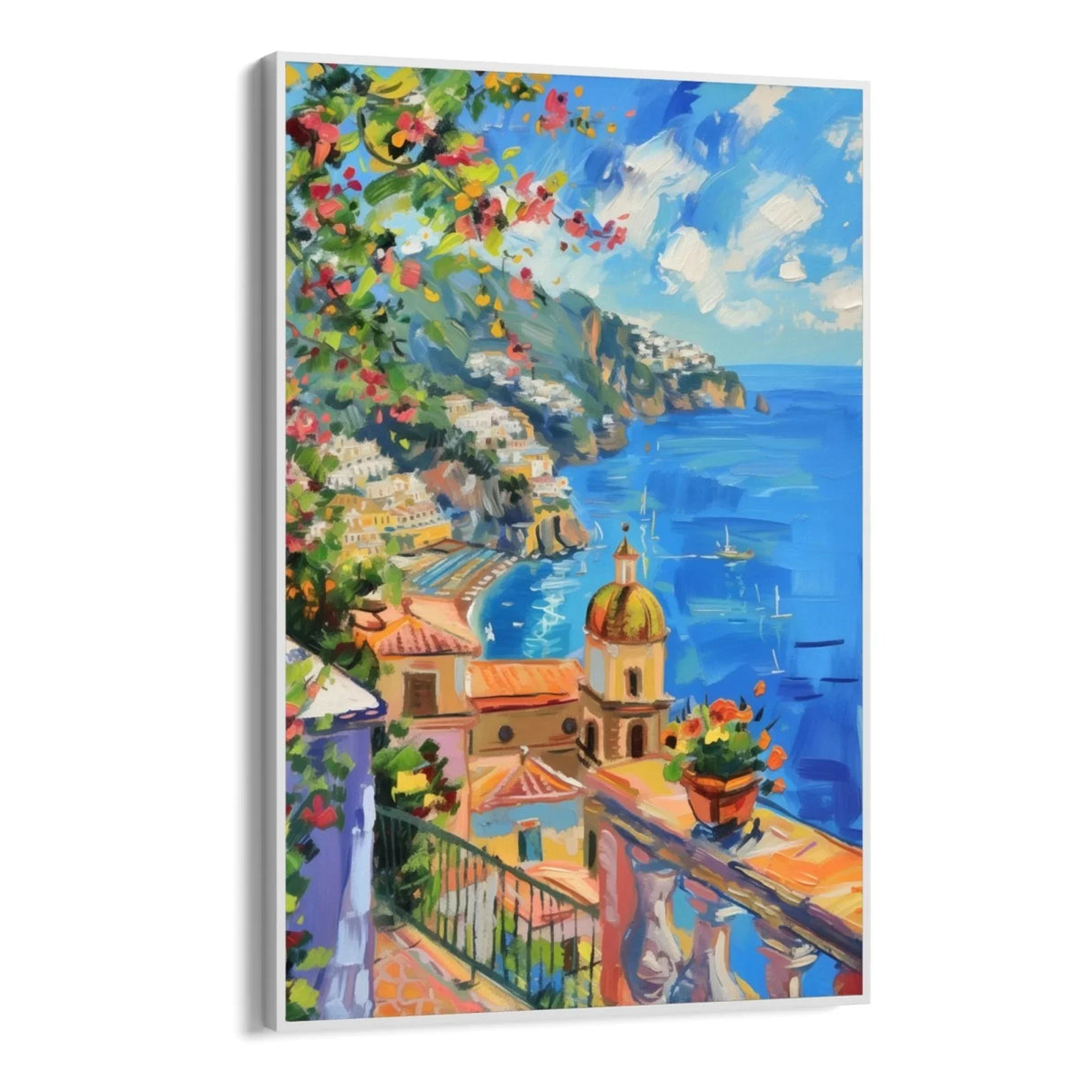 Quadro Stampa su Tela Sogni di Positano - CupidoDesign