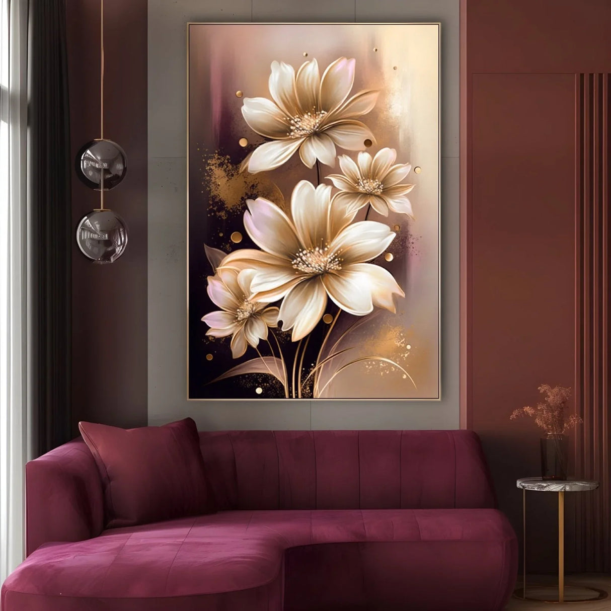 Quadro Stampa su Tela Sogno di Fiori - CupidoDesign