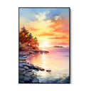 Quadro Stampa su Tela Sogno di tramonto - CupidoDesign