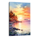 Quadro Stampa su Tela Sogno di tramonto - CupidoDesign
