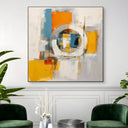 Quadro Stampa su Tela Sogno Giallo Effimero - CupidoDesign