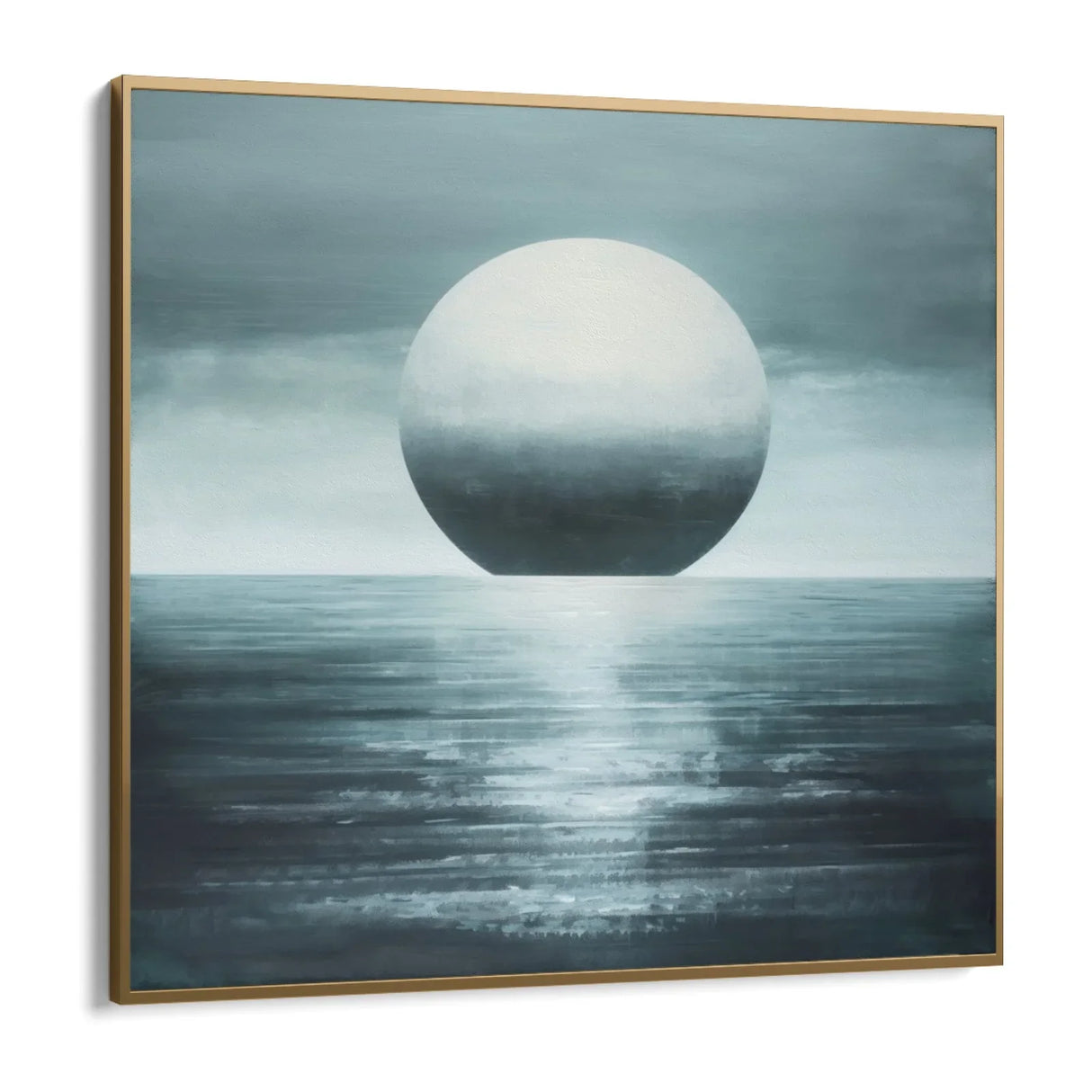 Quadro Stampa su Tela Sole grigio - CupidoDesign