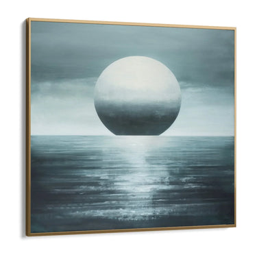 Quadro Stampa su Tela Sole grigio - CupidoDesign