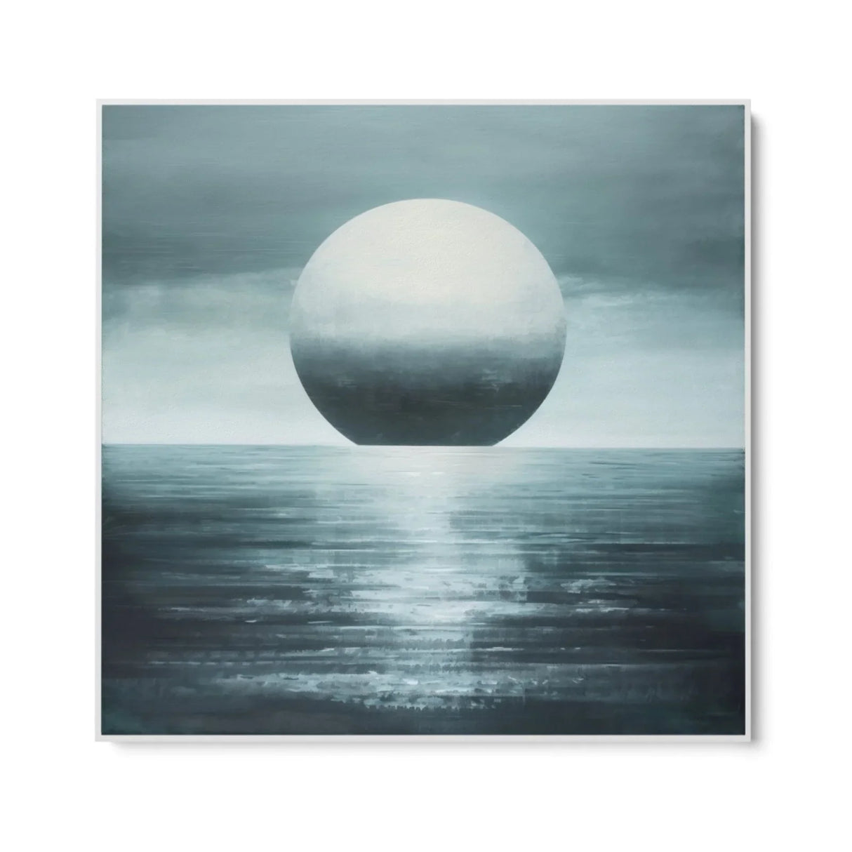 Quadro Stampa su Tela Sole grigio - CupidoDesign