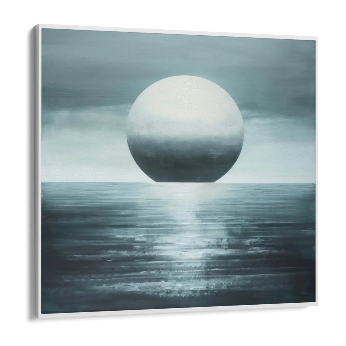 Quadro Stampa su Tela Sole grigio - CupidoDesign