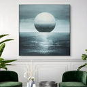 Quadro Stampa su Tela Sole grigio - CupidoDesign