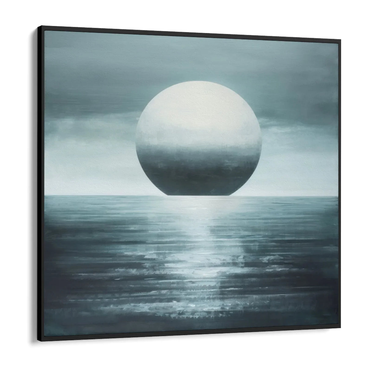 Quadro Stampa su Tela Sole grigio - CupidoDesign