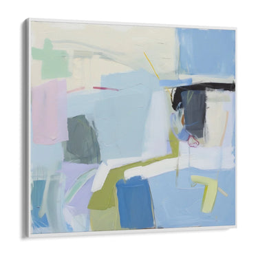 Quadro Stampa su Tela Sospeso nel Blu - CupidoDesign