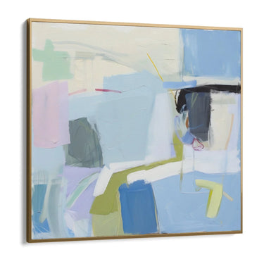 Quadro Stampa su Tela Sospeso nel Blu - CupidoDesign
