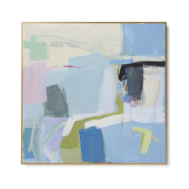 Quadro Stampa su Tela Sospeso nel Blu - CupidoDesign