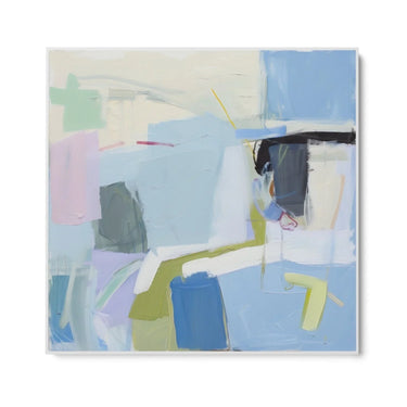 Quadro Stampa su Tela Sospeso nel Blu - CupidoDesign