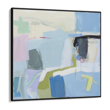 Quadro Stampa su Tela Sospeso nel Blu - CupidoDesign