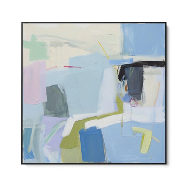 Quadro Stampa su Tela Sospeso nel Blu - CupidoDesign