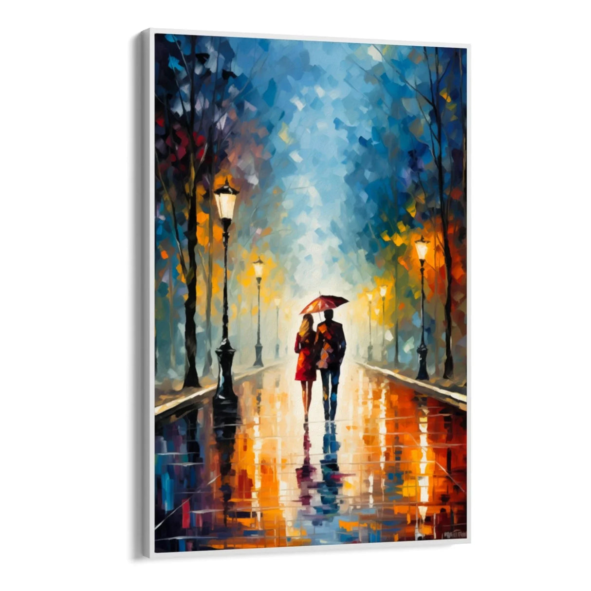 Quadro Stampa su Tela Sotto il Cielo degli Innamorati - CupidoDesign