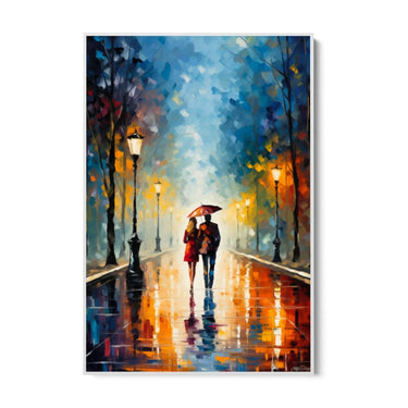 Quadro Stampa su Tela Sotto il Cielo degli Innamorati - CupidoDesign