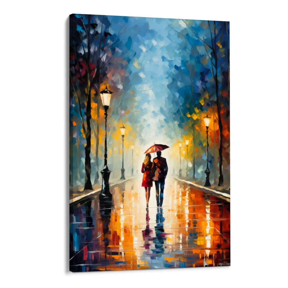 Quadro Stampa su Tela Sotto il Cielo degli Innamorati - CupidoDesign