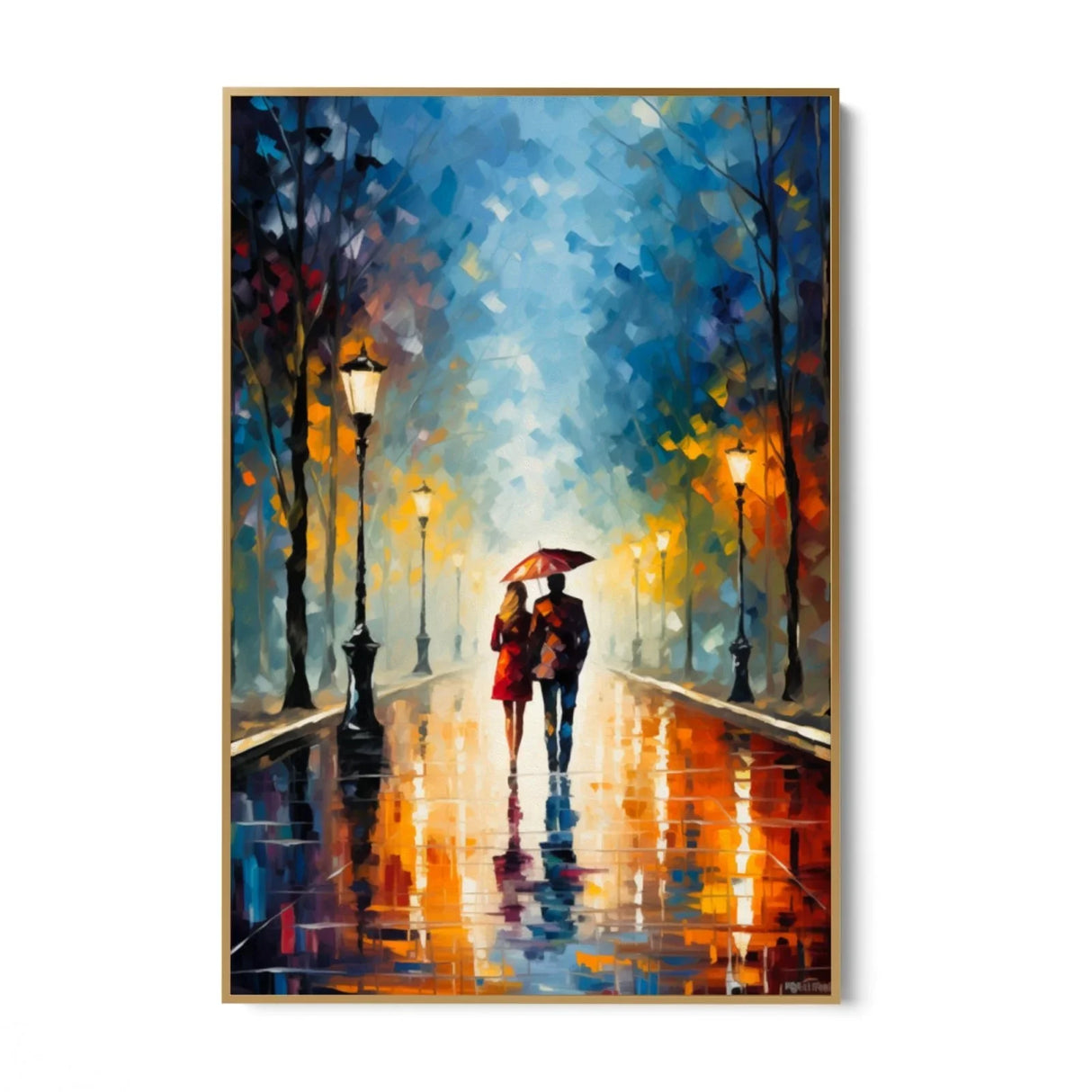 Quadro Stampa su Tela Sotto il Cielo degli Innamorati - CupidoDesign