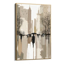 Quadro Stampa su Tela Sotto la pioggia urbana - CupidoDesign