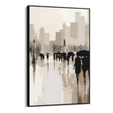 Quadro Stampa su Tela Sotto la pioggia urbana - CupidoDesign