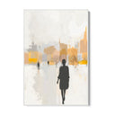 Quadro Stampa su Tela Sotto la pioggia urbana - CupidoDesign