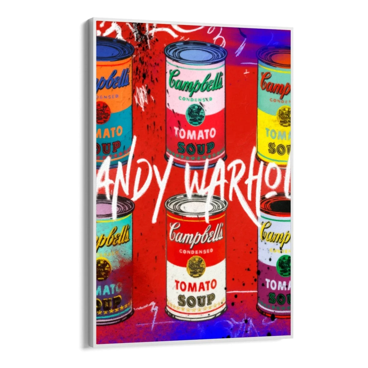 Quadro Stampa su Tela Soup Graffiti - CupidoDesign