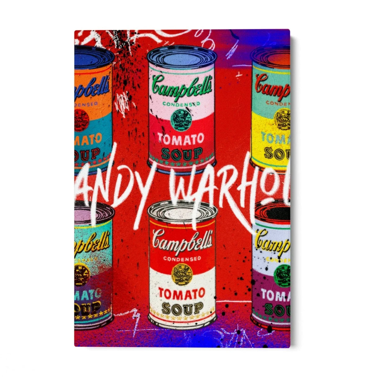 Quadro Stampa su Tela Soup Graffiti - CupidoDesign