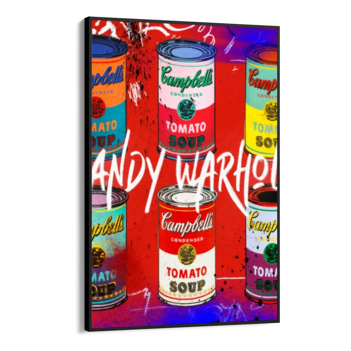 Quadro Stampa su Tela Soup Graffiti - CupidoDesign