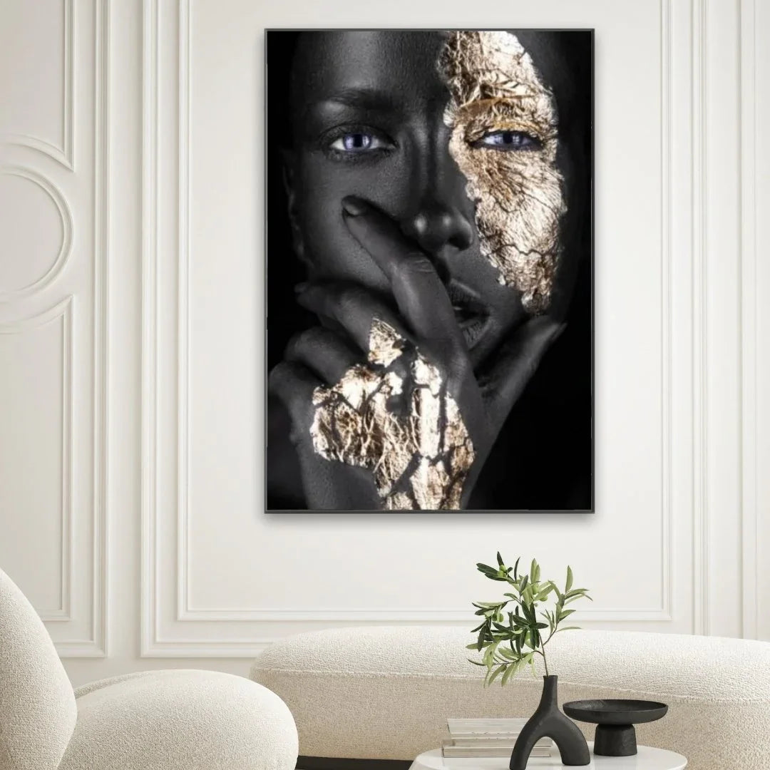 Quadro Stampa su Tela Special Gold - CupidoDesign