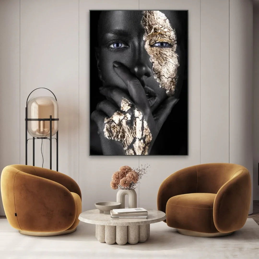 Quadro Stampa su Tela Special Gold - CupidoDesign