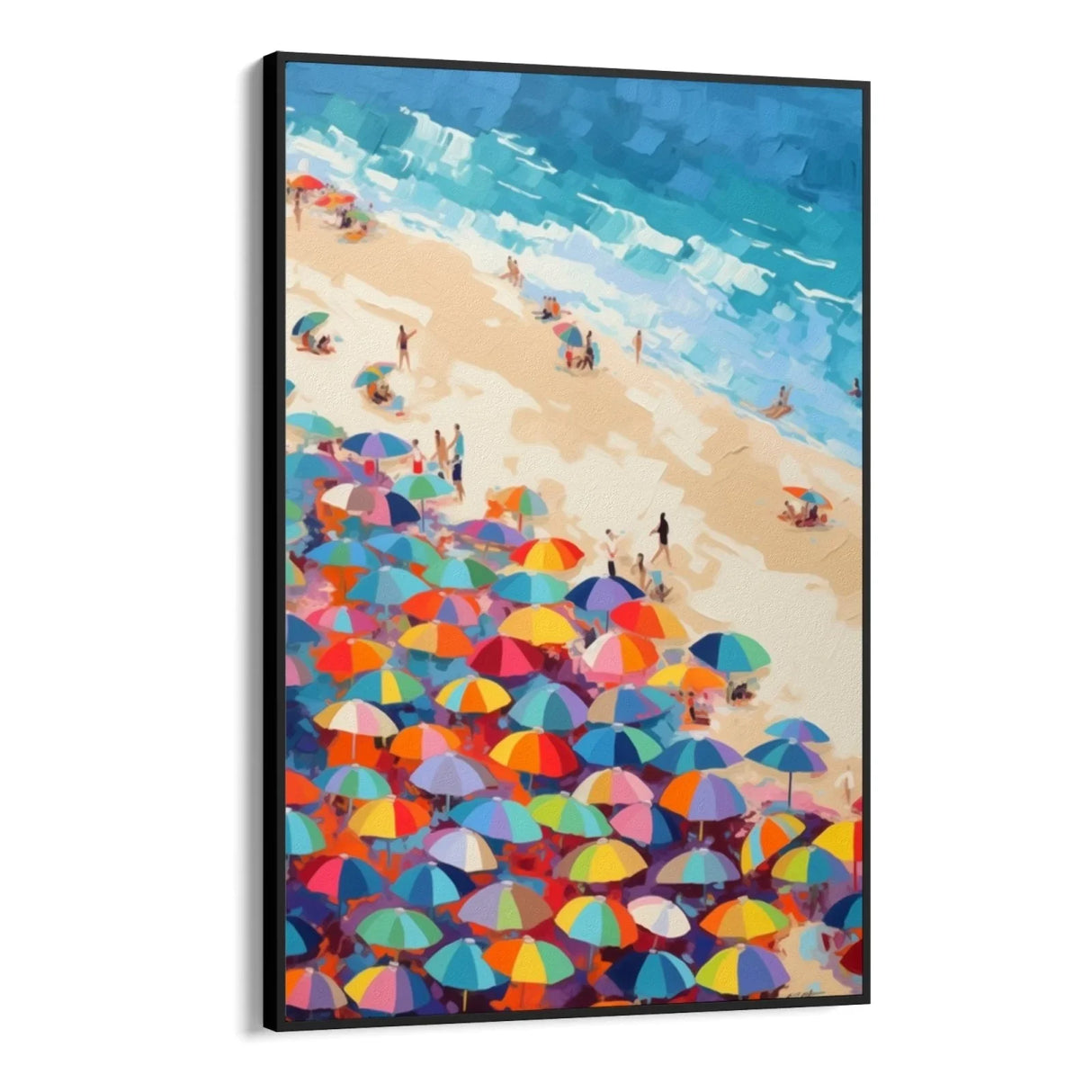 Quadro Stampa su Tela Spiaggia Colorata - CupidoDesign