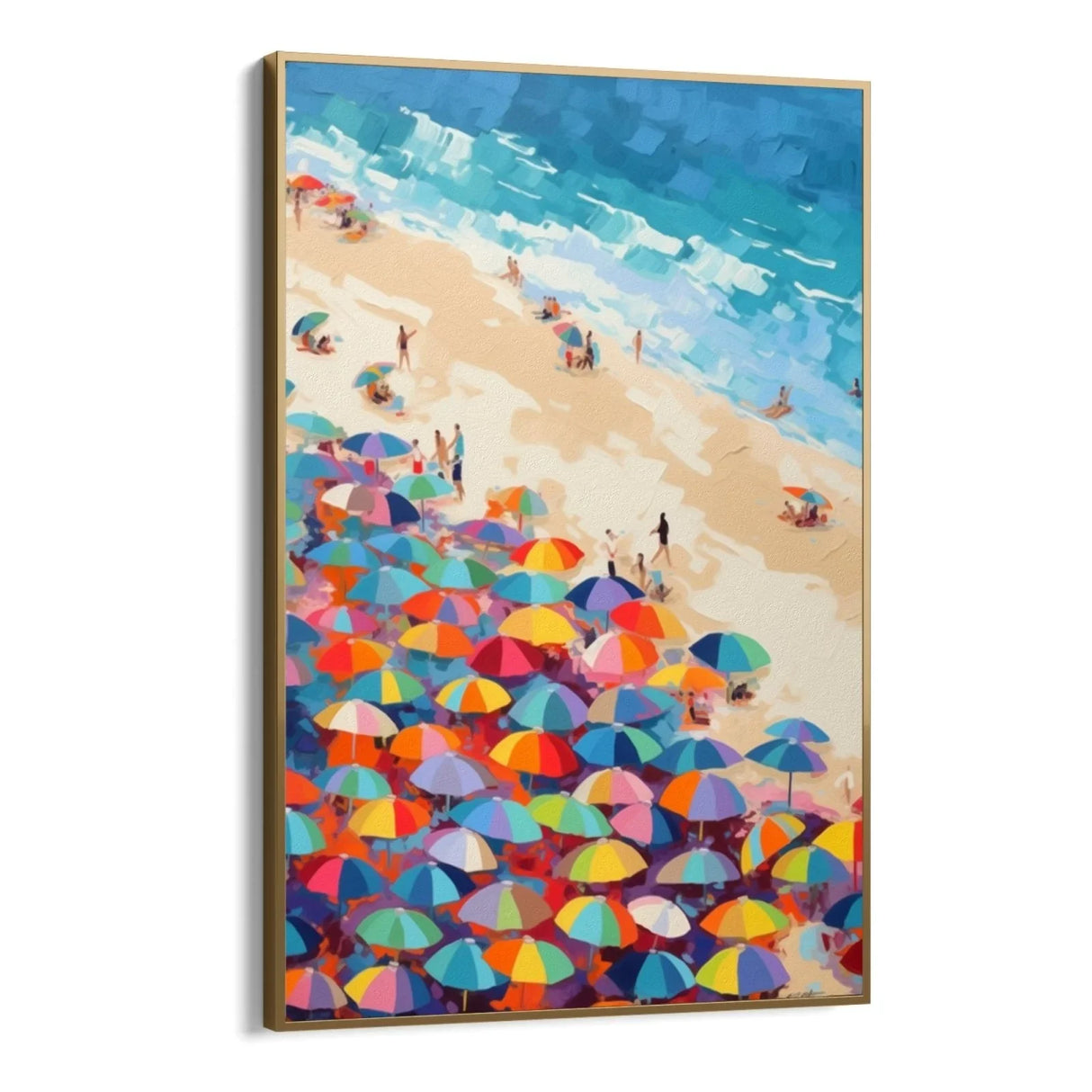 Quadro Stampa su Tela Spiaggia Colorata - CupidoDesign