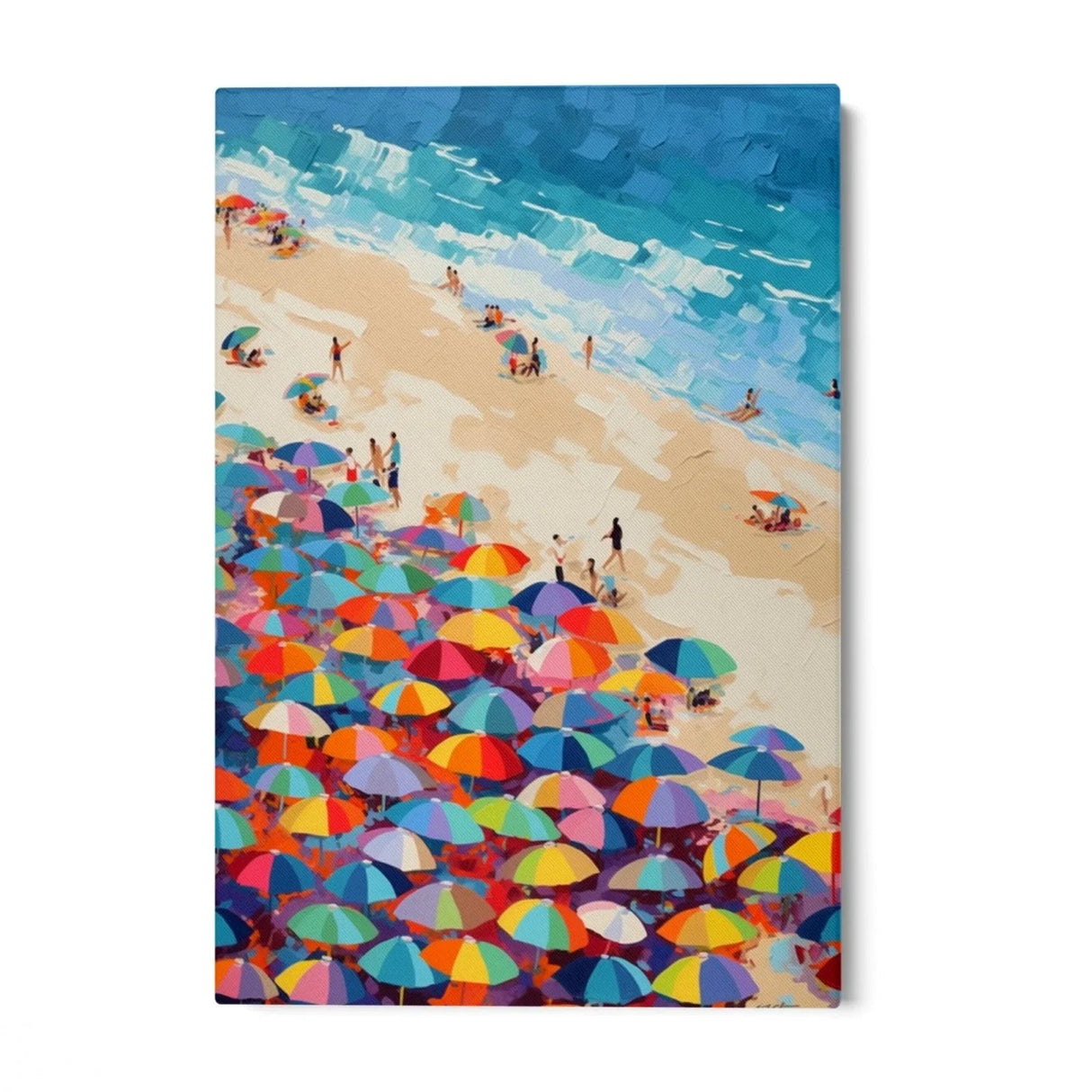 Quadro Stampa su Tela Spiaggia Colorata - CupidoDesign