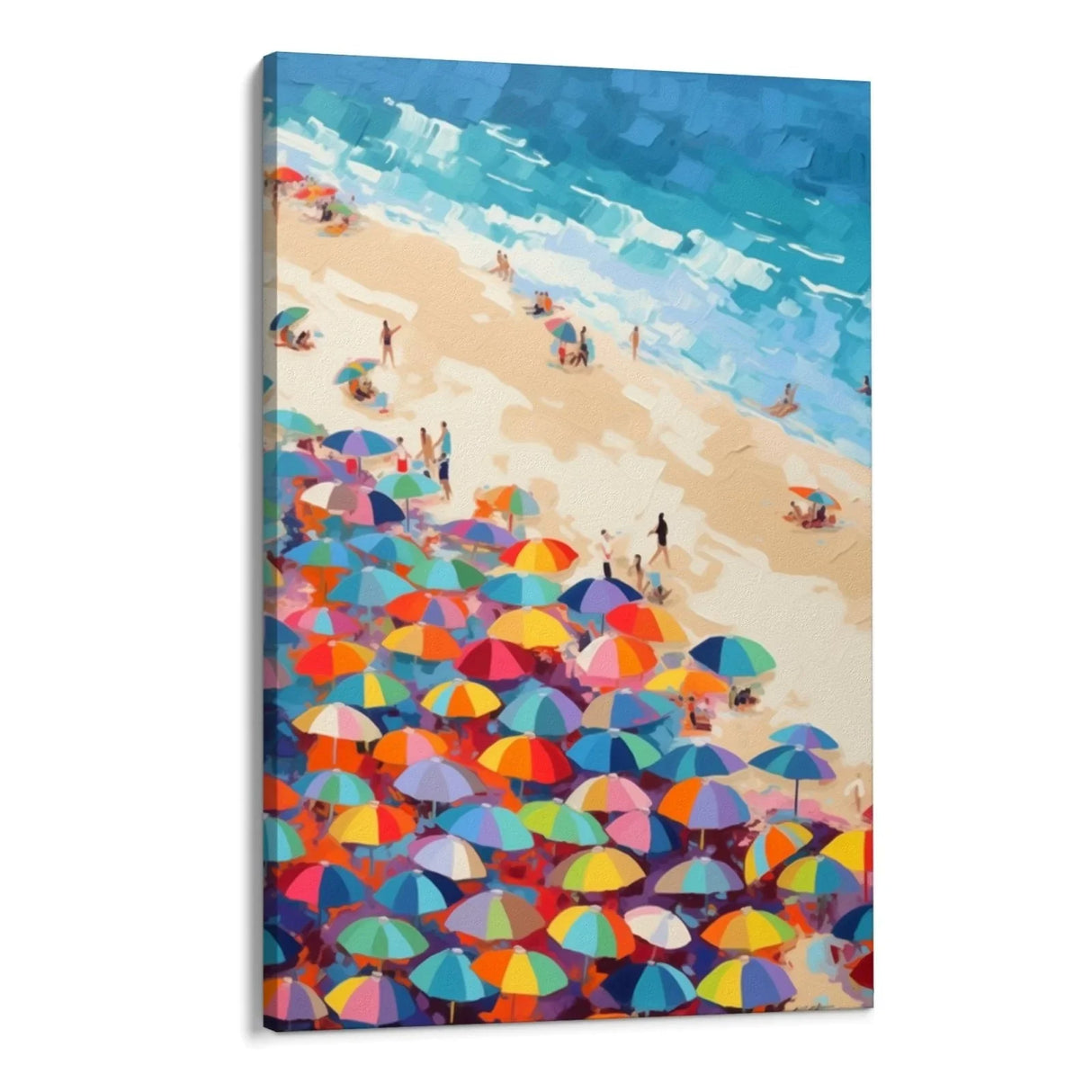 Quadro Stampa su Tela Spiaggia Colorata - CupidoDesign