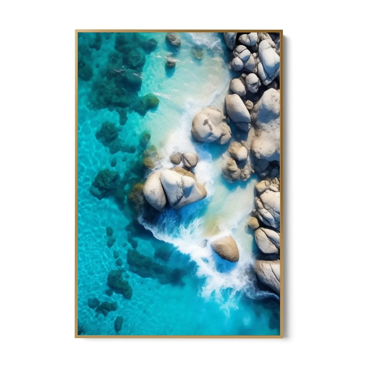 Quadro Stampa su Tela Spiaggia paradisiaca - CupidoDesign