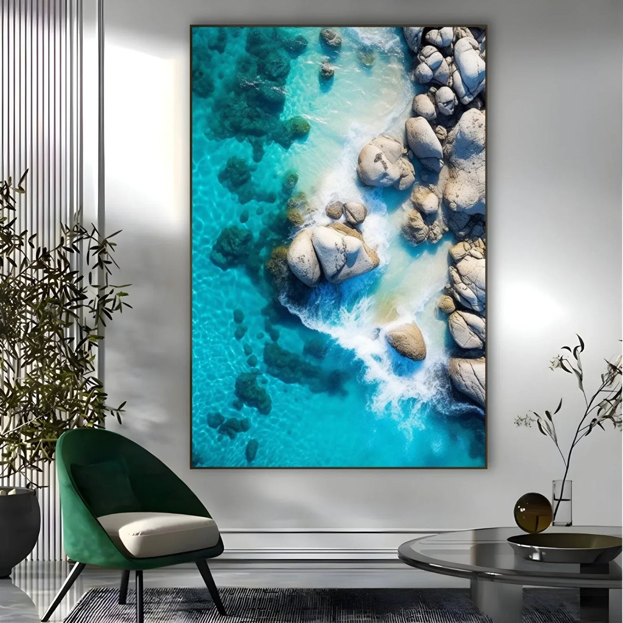 Quadro Stampa su Tela Spiaggia paradisiaca - CupidoDesign