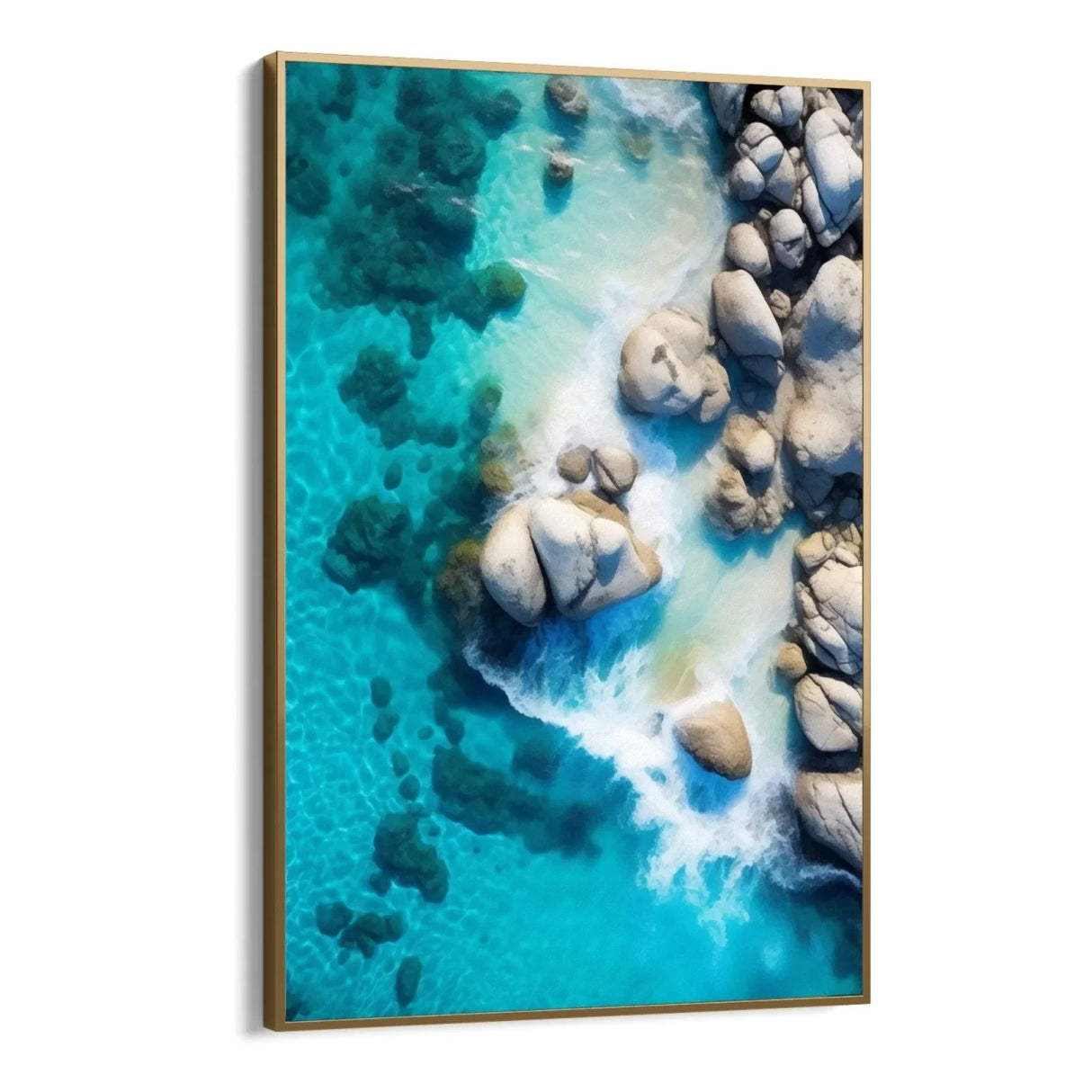 Quadro Stampa su Tela Spiaggia paradisiaca - CupidoDesign