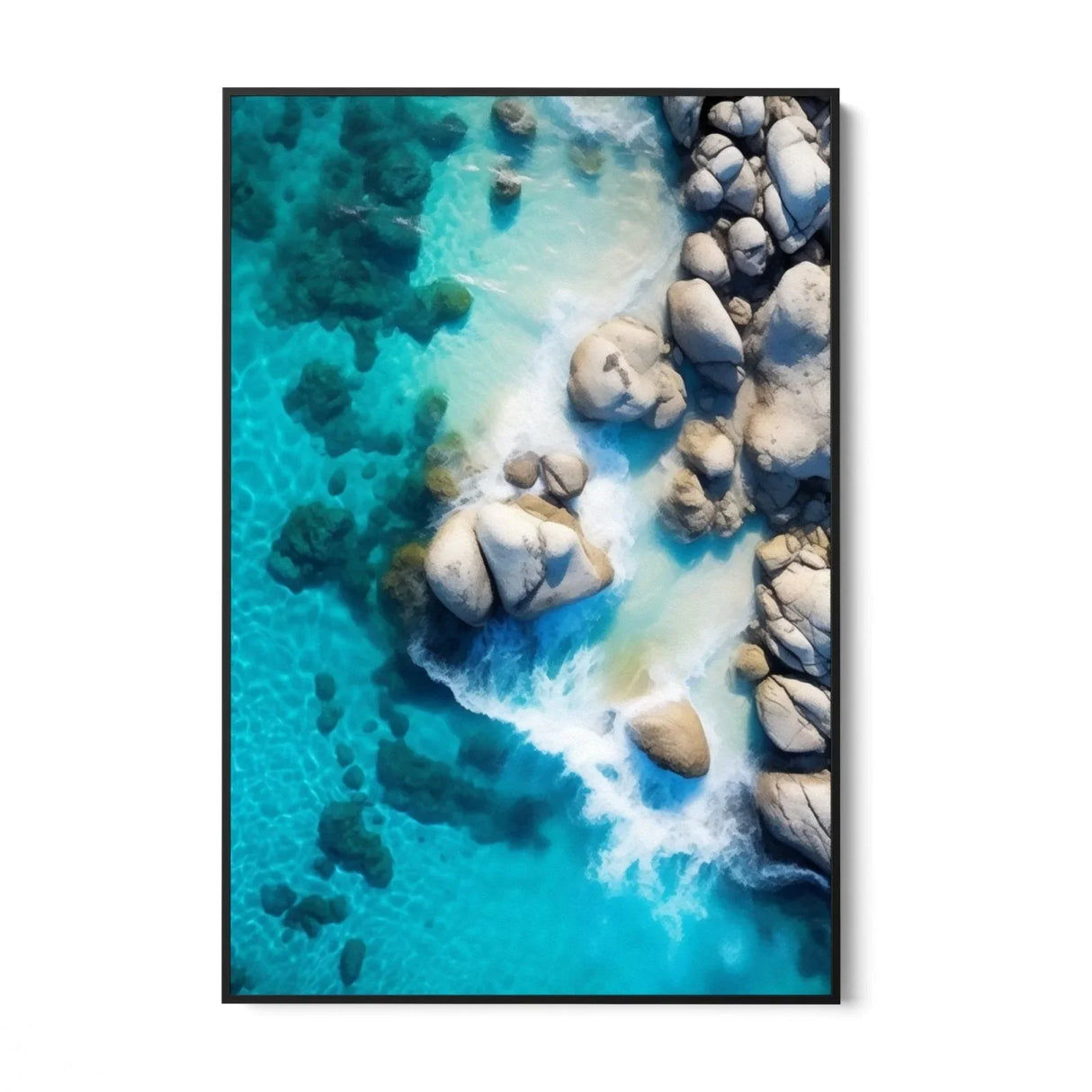 Quadro Stampa su Tela Spiaggia paradisiaca - CupidoDesign