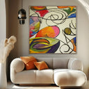 Quadro Stampa su Tela Spirale di onde - CupidoDesign