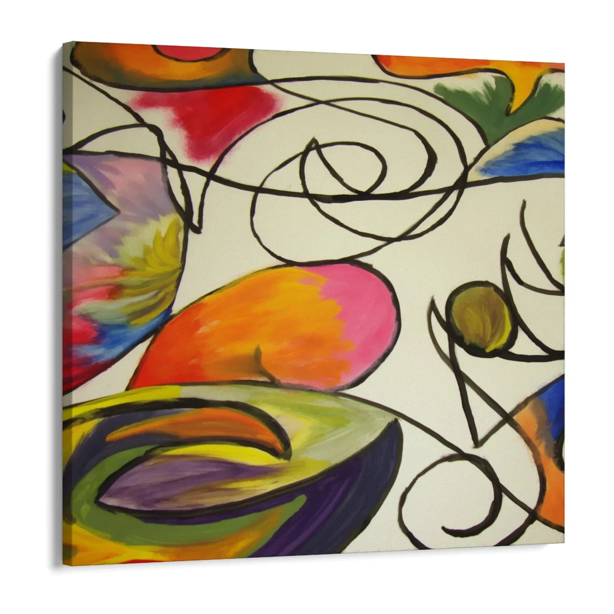 Quadro Stampa su Tela Spirale di onde - CupidoDesign