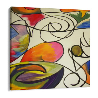 Quadro Stampa su Tela Spirale di onde - CupidoDesign
