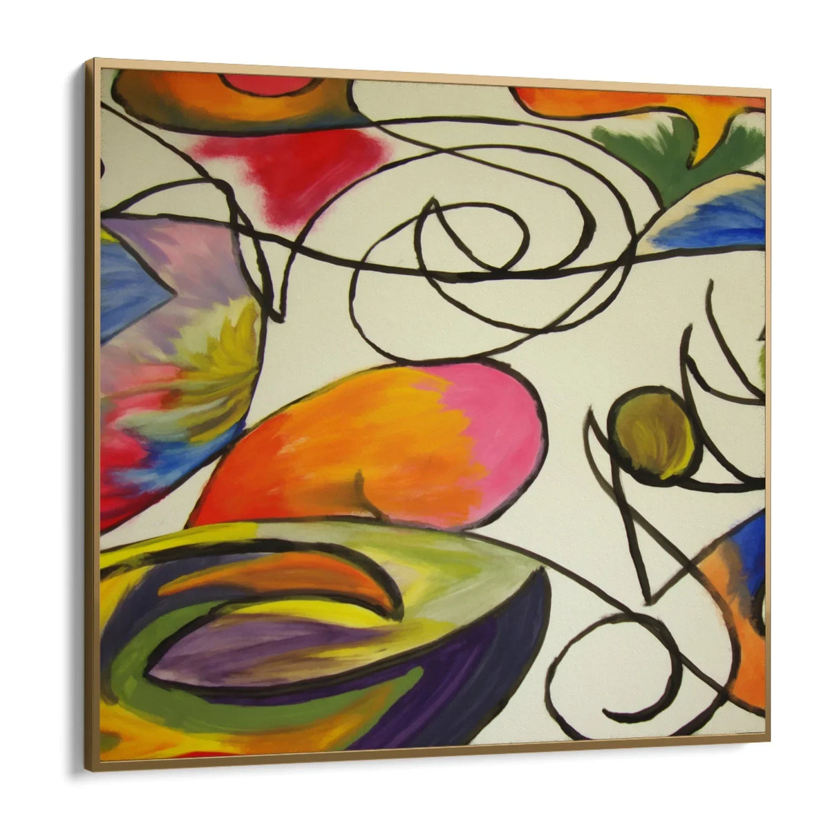 Quadro Stampa su Tela Spirale di onde - CupidoDesign