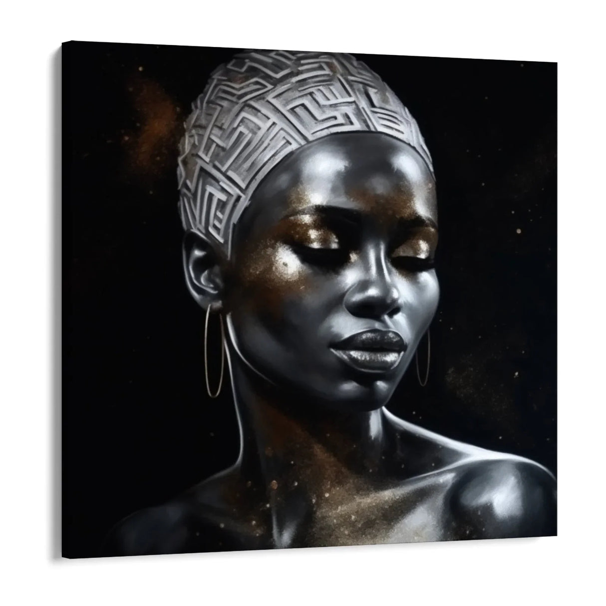 Quadro Stampa su Tela Splendido Argentato - CupidoDesign