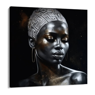 Quadro Stampa su Tela Splendido Argentato - CupidoDesign