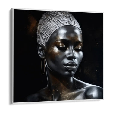 Quadro Stampa su Tela Splendido Argentato - CupidoDesign