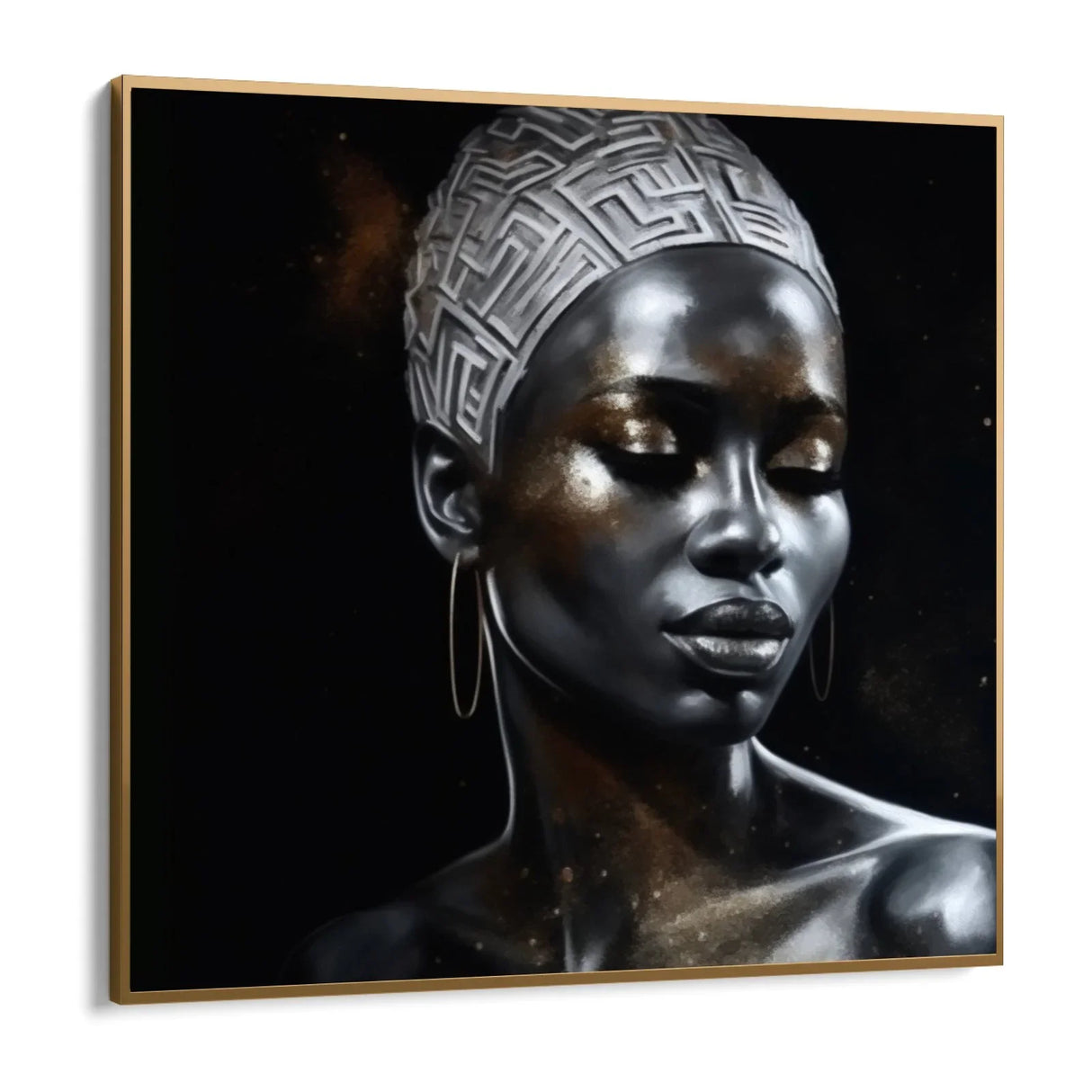 Quadro Stampa su Tela Splendido Argentato - CupidoDesign
